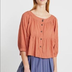 Free People Sea To Shore Blouse , sz XS